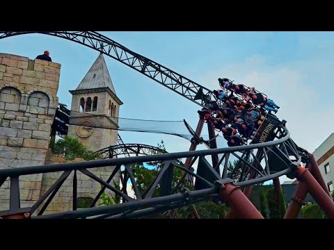 VOLTRON NEVERA on ride POV 4K (Front Row) - Europa Park
