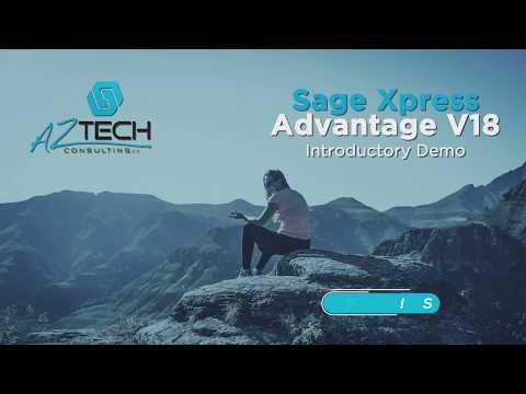 Sage Xpress Advantage V18 - Introduction Demo