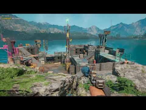 Far Cry 5 New Dawn :  Capturing outpost ( The Island ) by stealth kills Walkthrough