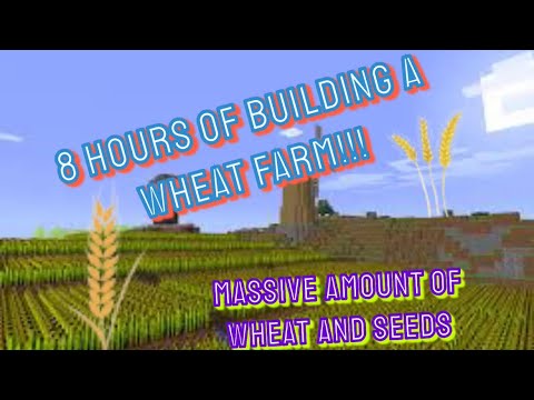 Mind-Blowing 8hr Minecraft Wheat Farm Build