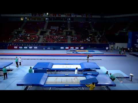 LI Yuming (CHN) M - 2022 Trampoline Worlds, Sofia (BUL) - Q Trampoline Exercise 1