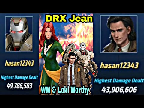 DRX Jean Boss | Loki & War Machine 100% Worthy - Marvel Future Fight
