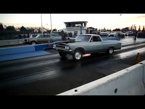 10 Second Pump Gas 13:1 8500 rpm SBC El Camino!!