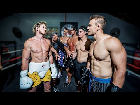 Watch Logan Paul Box And Beat All 4 Of Rob Gronkowski's Brothers