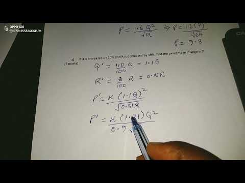 FORMULA AND VARIATIONS: JOINT VARIATION AND PERCENTAGE CHANGES