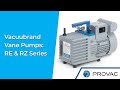 Vacuubrand Vane Pumps - RE / RZ / Pumping Units