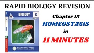 Homeostasis | Chapter 15 | Second Year | Rapid Revision Biology