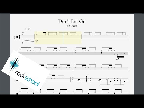 Don't Let Go Rockschool Grade 5 Drums