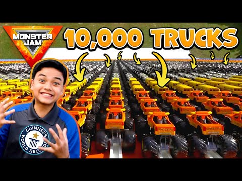 Monster Jam's World Record Breaking Stunt 🏆 Revved Up Recaps Ep 6