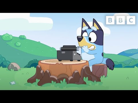 Bluey Writes a Story 📚 Bluey Season 2 Episode 48 - Typewriter | CBeebies