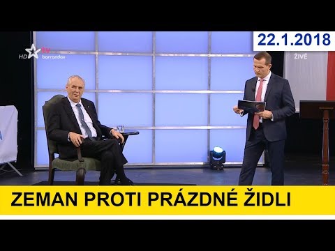 DUEL SPECIÁL - prezidentská debata u Jaromíra Soukupa / volby 2018