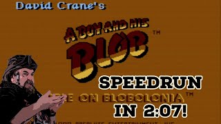 A Boy and his Blob (NES) Speedrun in 2:07