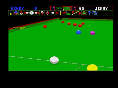 Jimmy White's Whirlwind Snooker Amiga