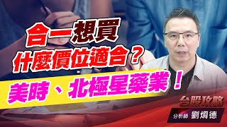 資金進生技，合一機會來敲門！減肥藥效應，美時、北極星藥業！｜台股攻略｜劉烱德 (圖)