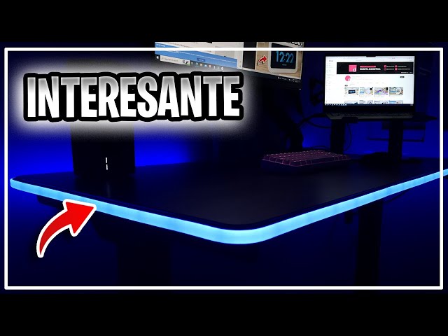 Vídeo relacionado con Ubanner Tira de luz LED flexible para PC, azul, iluminación de computadora con magnético para caja de computadora, kits de luces de 30 cm para interiores