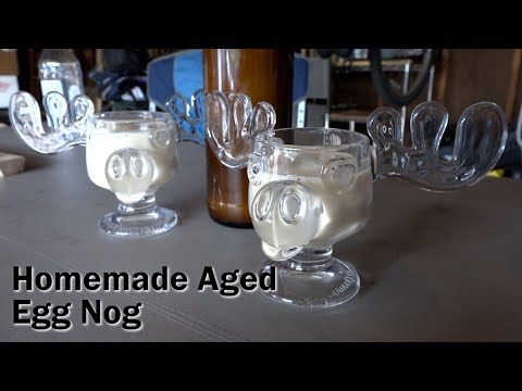 Homemade Aged Egg Nog