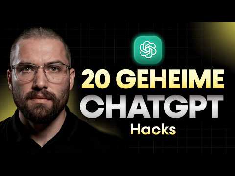 20 unglaubliche ChatGPT-Tipps, die FAST NIEMAND nutzt! (Vom Anfänger zum Profi)