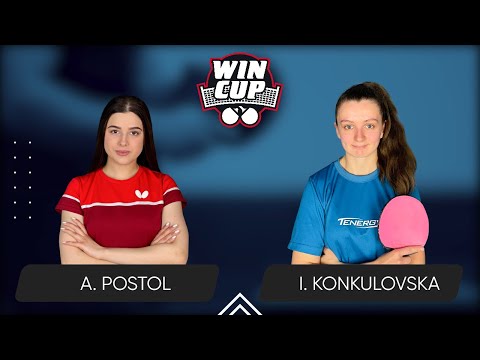 13:15 Anastasiia Postol - Iryna Konkulovska 22.09.2024 WINCUP Women Master. TABLE 2