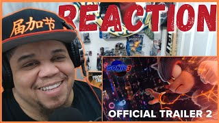 SONICE THE HEDGEHOG 3 (2024) OFFICIAL TRAILER #2 | REACTION | NONPFIXION