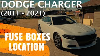 Dodge Charger - FUSE BOX LOCATIONS (2011 - 2021)