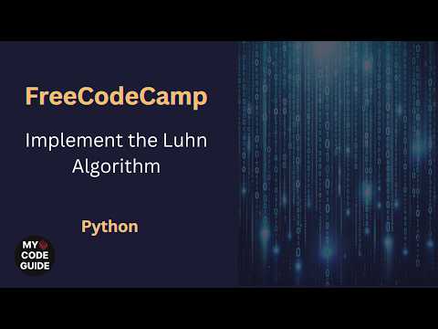 Implement The Luhn Algorithm Ffc Python Course