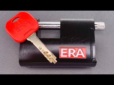 [1184] ERA “Maximum Security” Padlock With Magnetic and Concentric Pins Picked and Gutted