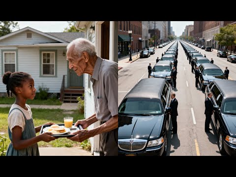 Black Girl Brought Breakfast To Old Man Daily — One Day, 50 Limousines Arrived And...