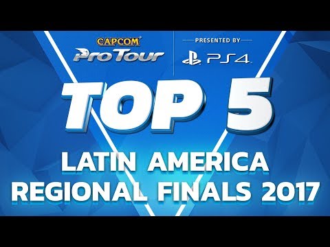 SFV: TOP 5 MOMENTS - LATIN AMERICA REGIONAL FINALS - CPT 2017