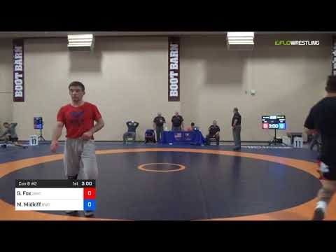 2018 Marine Corps US Open/UWW Junior Freestyle 61 Con 8 #2 - Gable Fox (IAWC) Vs. McGwire Midkiff