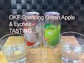 OKF Sparkling Green Apple Lychee Tasting