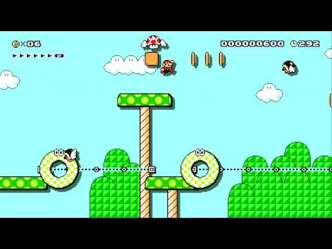 MARUMARU ATHLETIC ー　マルマルアスレチック by KOHI3 - SUPER MARIO MAKER - NO COMMENTARY 1ba