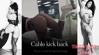 Big Booty Workout Plan | Booty Workout At Home | How to Get Hips in Shape | Hot Fitness Vlog #gymtok