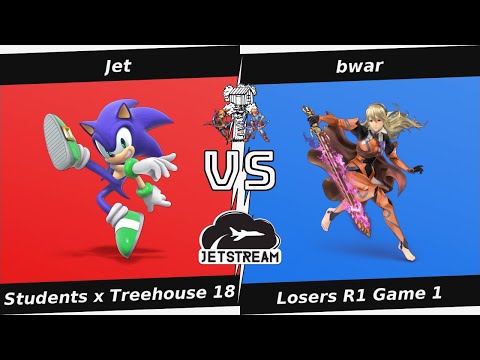 Students x Treehouse 18 Losers R1 Game 1 - Jet (Sonic) Vs bwar (Corrin) - SSBU