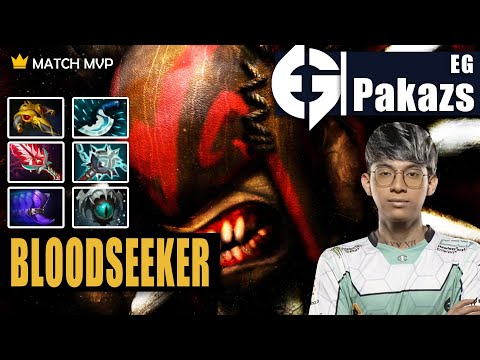 Bloodseeker Safelane | EG.Pakazs | EG NEW CARRY - PAKAZS SIGNATURE HERO | 7.32c Gameplay Highlight