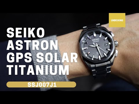 Seiko Astron SBXD007 SSJ007J1 GPS solar Titanium