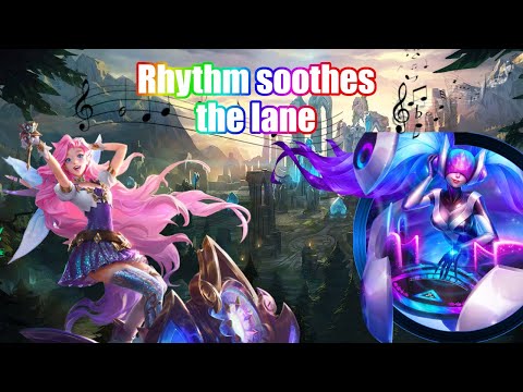 Seraphine X Sona Bot lane | Full Gameplay