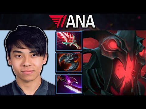 Shadow Fiend Dota 2 Gameplay T1.Ana with Bloodthorn and Silveredge