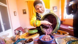 Unique Village Food in Masuleh, Iran! 🇮🇷I ate 48 YEARS-OLD GARLIC!! - YouTube