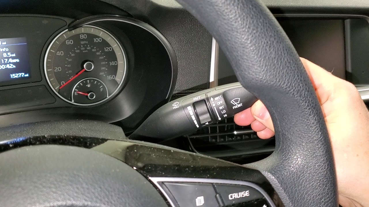 Watch video 2016, 2017, 2018, 2019 & 2020 Kia Optima - Windshield Wipers Service Position Now 2016, 2017, 2018, 2019 & 2020 Kia Optima - Windshield Wipers Service Position