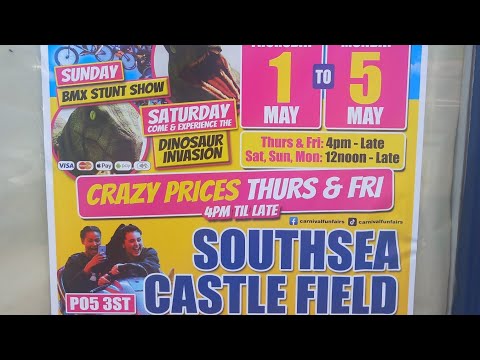 SOUTHSEA FUNFAIR PORTSMOUTH (WALKTHOUGH) MAY 2025