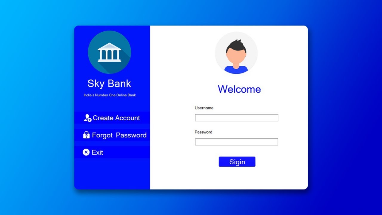 Net Banking Project In Java | Bank Management Project in Java | NetBeans | Project Overview
