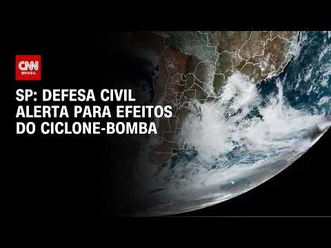 Efeitos do ciclone-bomba: Defesa Civil de SP faz alertas para os próximos dias | HORA H