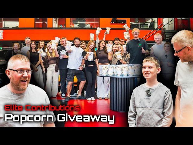We Gave Away 100 Bags of Popcorn for FREE! 🍿❤️