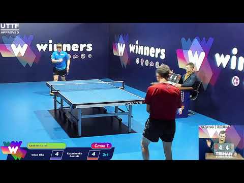 Udod Illia- Kozachenko Anatolii.WINners. CUP Table Tennis 7 01.01.2021 12:45
