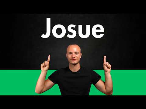 How to Pronounce JOSUE  (Correctly)