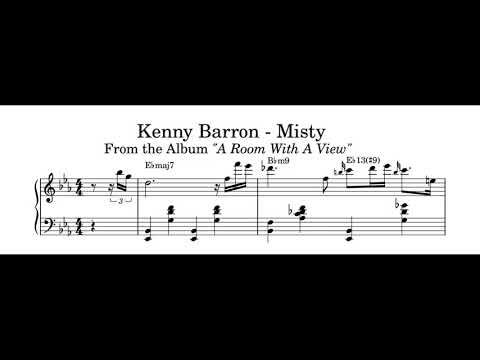 Kenny Barron - “Misty” Transcription