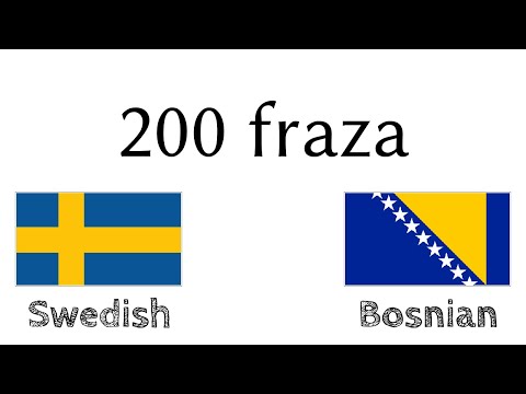 200 fraza - Švedski - Bosanski