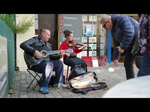 Janes Romanes (Gavril Borki & Dorothée Hilbert), medley with Irish tunes, Oct 15, 2019