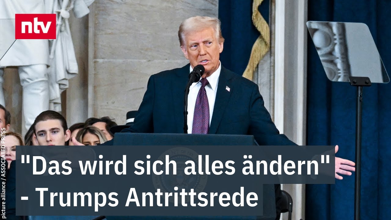 Aufgelistet, was er sofort plant - Trumps Antrittsrede | ntv