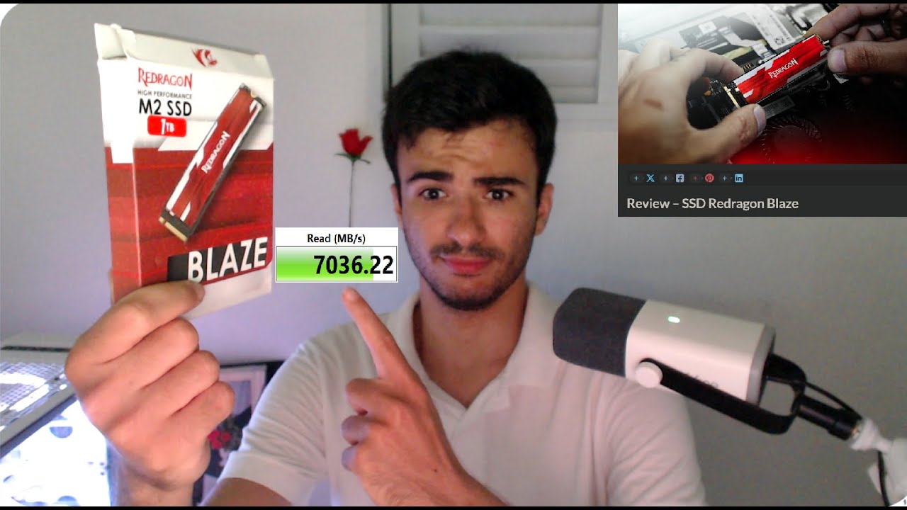 O MELHOR SSD EM 2025! REVIEW REDRAGON BLAZE 1TB E 512GB MAIS RAPIDO, EFICIENTE E CUSTO BENEFICIO